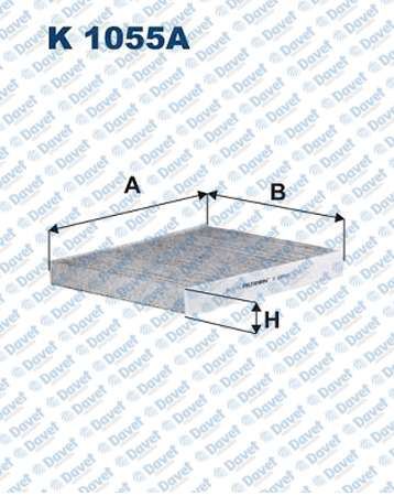 FILTRON K1055A Polen Filtresi Behr Tipi Zafira A-Zafira B